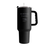 Memphis 40oz Black Tonal Powder Coat Tumbler - Logo Brands - Flyclothing LLC