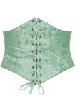 Daisy Corsets Lavish Mint Green Brocade Corset Belt Cincher - Daisy Corsets - Flyclothing LLC