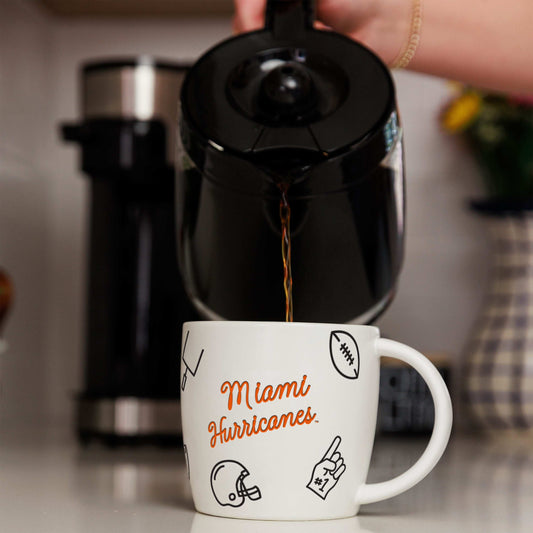 Miami 18oz Playmaker Mug - Logo Brands - Flyclothing LLC