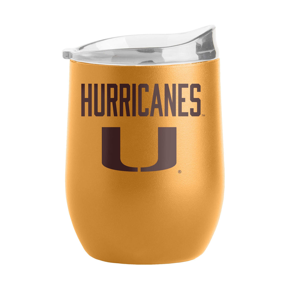 Miami 16oz Huddle Powder Coat Curved Beverage - Logo Brands - Flyclothing LLC