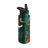 Miami 34oz Dreamweave Quencher Bottle - Logo Brands - Flyclothing LLC