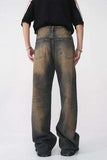 Raw Hem Straight Leg Jeans - Trendsi - Flyclothing LLC