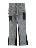 Men's Contrast Washed Bootcut Jeans - Trendsi - Flyclothing LLC