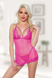 Allure Lingerie Blush Me Babydoll & G-string - Allure Lingerie - Flyclothing LLC