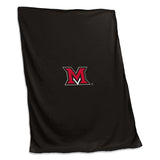 Miami Ohio Sweatshirt Blanket (Screened) - Logo Brands - Flyclothing LLC