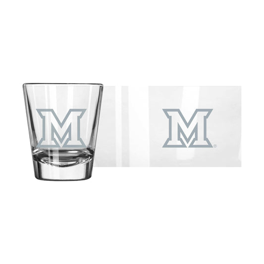 Miami Ohio 2oz Frost Shot Glass - Logo Brands - Flyclothing LLC