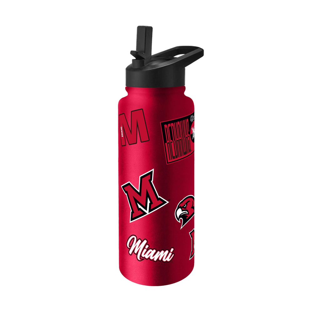 Miami Ohio 34oz Dreamweave Quencher Bottle - Logo Brands - Flyclothing LLC