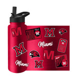 Miami Ohio 34oz Dreamweave Quencher Bottle - Logo Brands - Flyclothing LLC