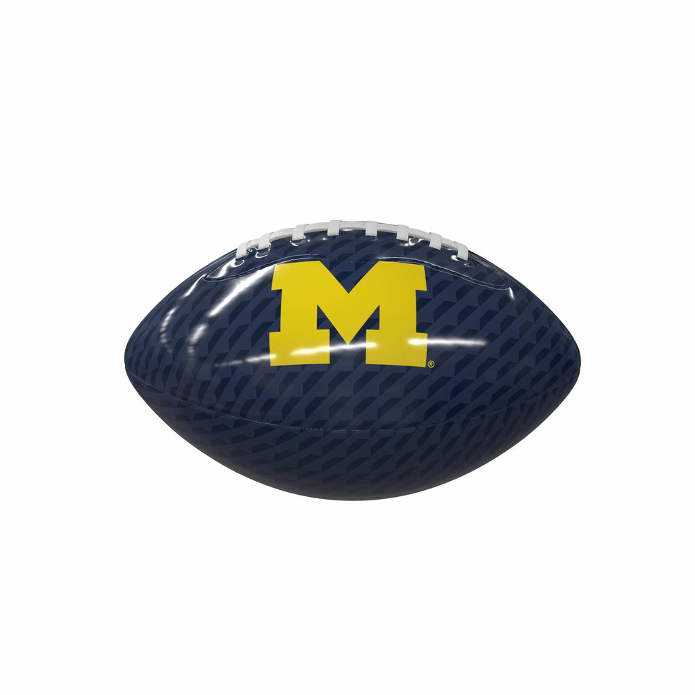 Michigan Carbon Fiber Mini Size Glossy Football - Logo Brands - Flyclothing LLC