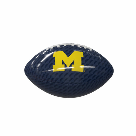 Michigan Carbon Fiber Mini Size Glossy Football - Logo Brands - Flyclothing LLC