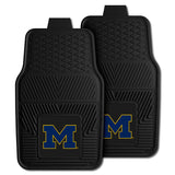 University of Michigan 2-pc Vinyl Car Mat Set - Logo Brands - Flyclothing LLC