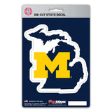 University of Michigan State Shape Decal - Logo Brands - Flyclothing LLC