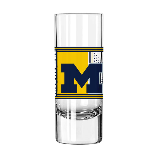 Michigan 2.5oz Hero Shooter Glass - Logo Brands - Flyclothing LLC