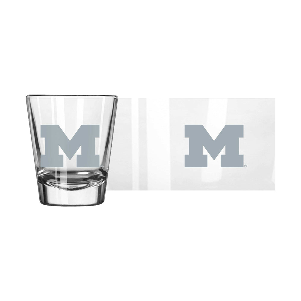 Michigan 2oz Frost Shot Glass - Logo Brands - Flyclothing LLC
