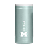 Michigan Vertical Powder Coat Slim Can Coolie - Logo Brands - Flyclothing LLC