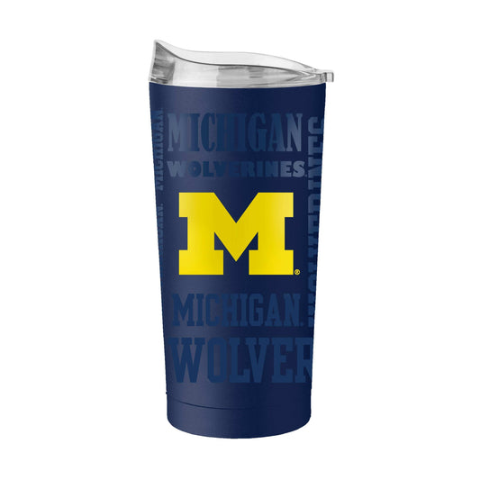 Michigan 20oz Replay Powder Coat Tumbler - Logo Brands - Flyclothing LLC