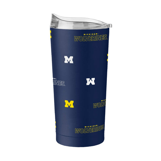Michigan 20oz Step And Repeat Powder Coat Tumbler - Logo Brands - Flyclothing LLC