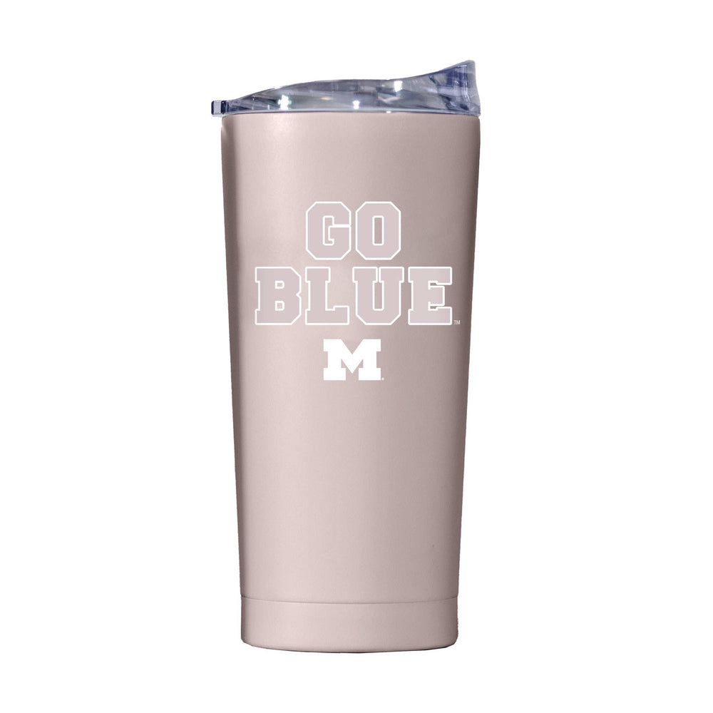 Michigan 20oz Stencil Powder Coat Tumbler - Logo Brands - Flyclothing LLC