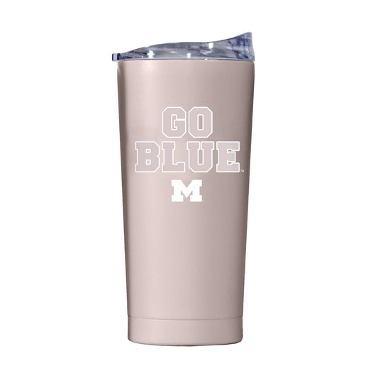 Michigan 20oz Stencil Powder Coat Tumbler - Logo Brands - Flyclothing LLC