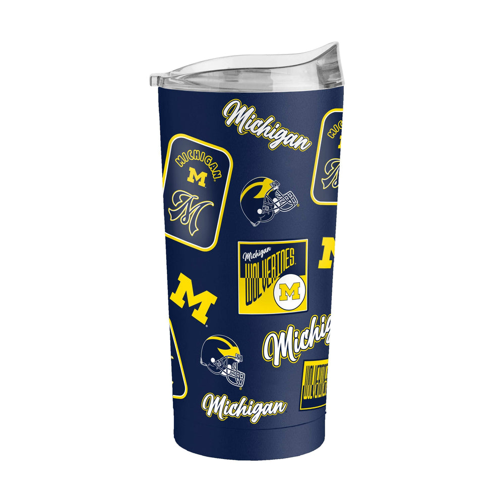 Michigan 20oz Dreamweave Powder Coat Tumbler - Logo Brands - Flyclothing LLC