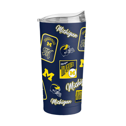 Michigan 20oz Dreamweave Powder Coat Tumbler - Logo Brands - Flyclothing LLC