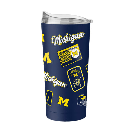 Michigan 20oz Dreamweave Powder Coat Tumbler - Logo Brands - Flyclothing LLC