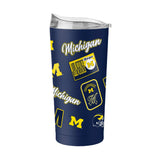 Michigan 20oz Dreamweave Powder Coat Tumbler - Logo Brands - Flyclothing LLC