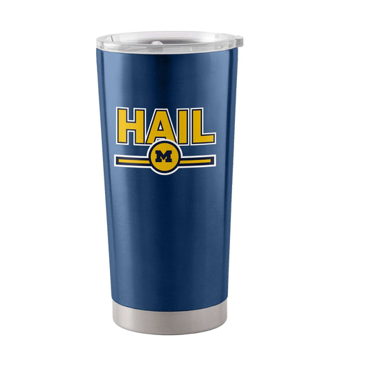 Michigan 20oz Letterman Stainless Tumbler - Logo Brands - Flyclothing LLC