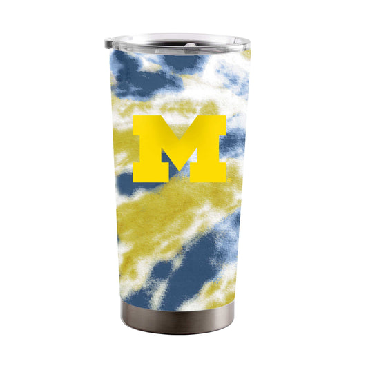 Michigan 20oz Tie Dye Stainless Steel Tumbler - Logo Brands - Flyclothing LLC
