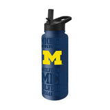 Michigan 34oz Replay Quencher Bottle - Logo Brands - Flyclothing LLC