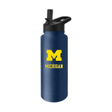 Michigan 34oz Campus Color Stainless Quencher Bottle - Logo Brands - Flyclothing LLC