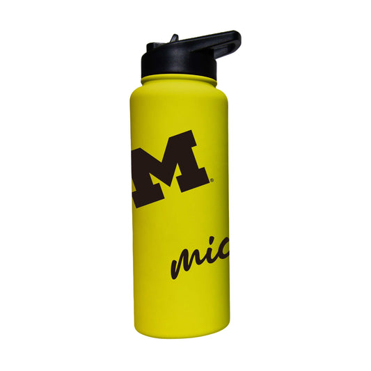 Michigan 34oz Cru Bold Soft Touch Quencher - Logo Brands - Flyclothing LLC