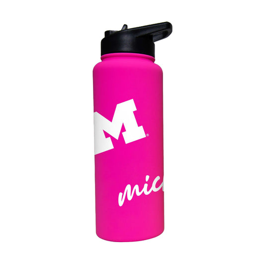 Michigan 34oz Electric Bold Soft Touch Quencher - Logo Brands - Flyclothing LLC