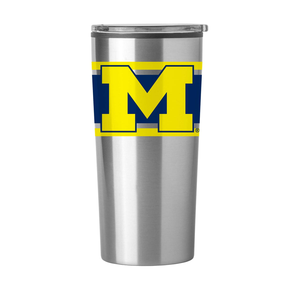 Michigan Stripe 20 oz Fusion Tumbler - Logo Brands - Flyclothing LLC