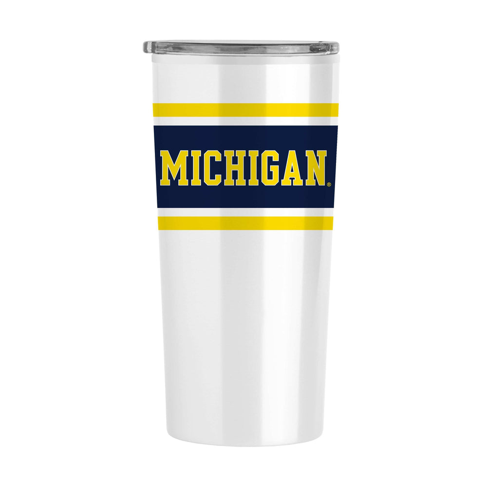 Michigan 20oz Stripe Fusion Tumbler - Logo Brands - Flyclothing LLC