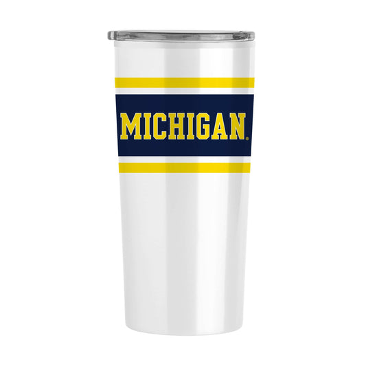 Michigan 20oz Stripe Fusion Tumbler - Logo Brands - Flyclothing LLC