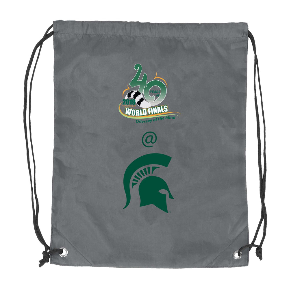 Michigan State University Charcoal Cruise Backsack f/ World Finals Cobrand - Logo Brands - Flyclothing LLC