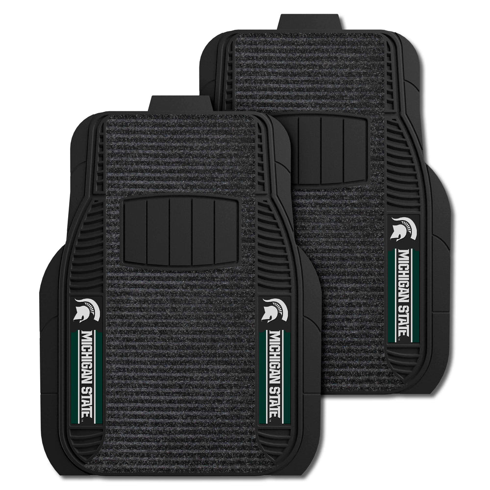Michigan State University 2-pc Deluxe Car Mat Set - Logo Brands - Flyclothing LLC