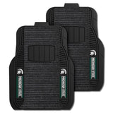 Michigan State University 2-pc Deluxe Car Mat Set - Logo Brands - Flyclothing LLC
