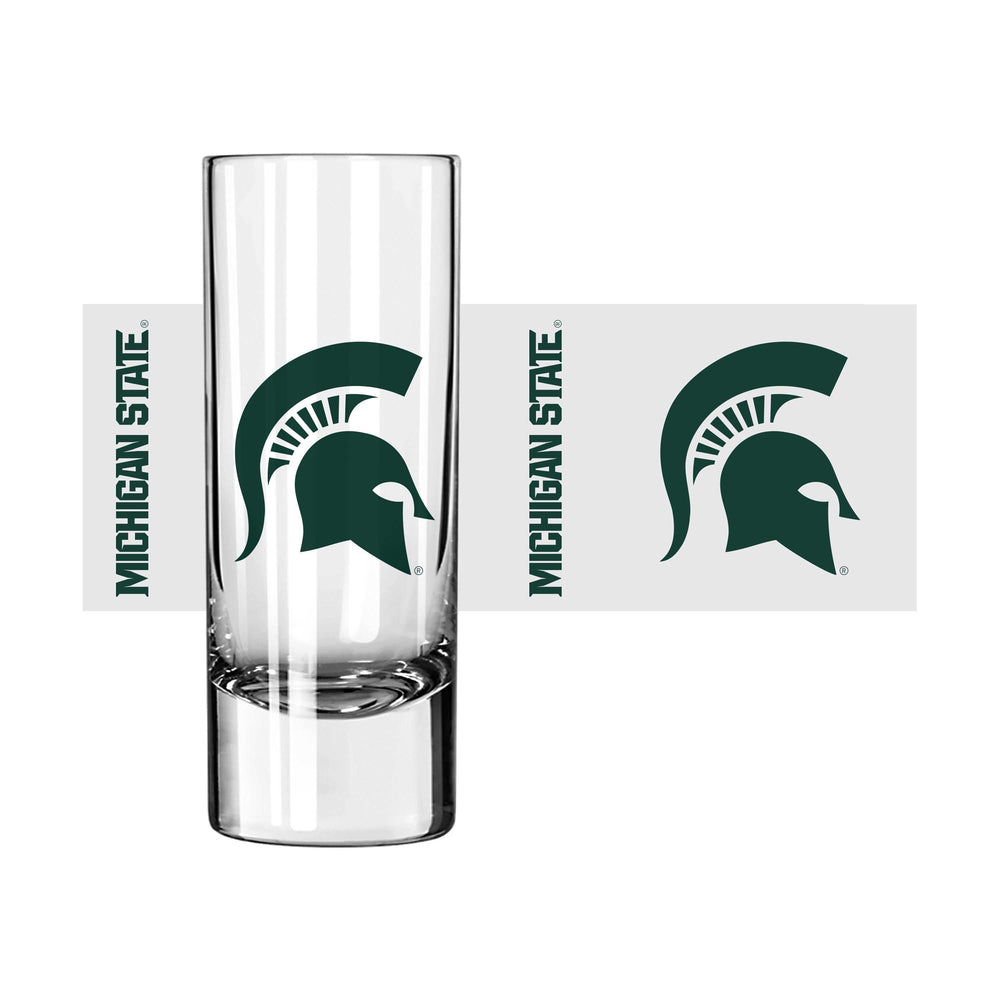 Michigan State 2.5oz Gameday Shooter Glass - Logo Brands - Flyclothing LLC