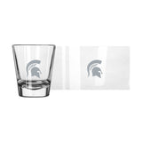 Michigan State 2oz Frost Shot Glass - Logo Brands - Flyclothing LLC
