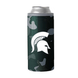 MI State Camo Swagger 12oz Slim Can Coolie - Logo Brands - Flyclothing LLC