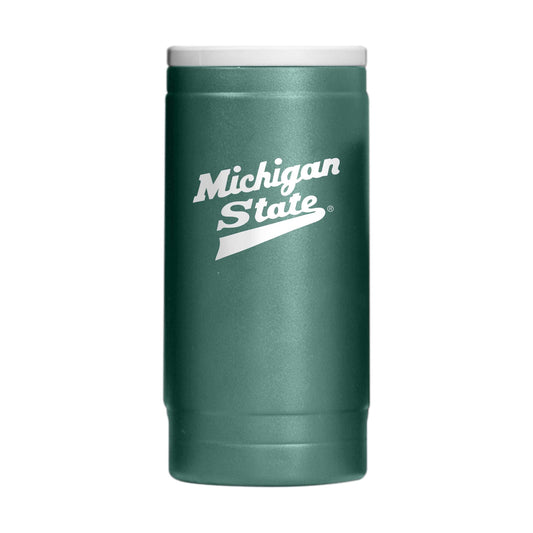 Michigan State Flipside Powder Coat Slim Can Coolie - Logo Brands - Flyclothing LLC