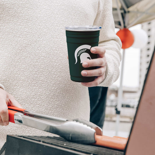 Michigan State 22oz Flipside Stainless Cup - Logo Brands - Flyclothing LLC