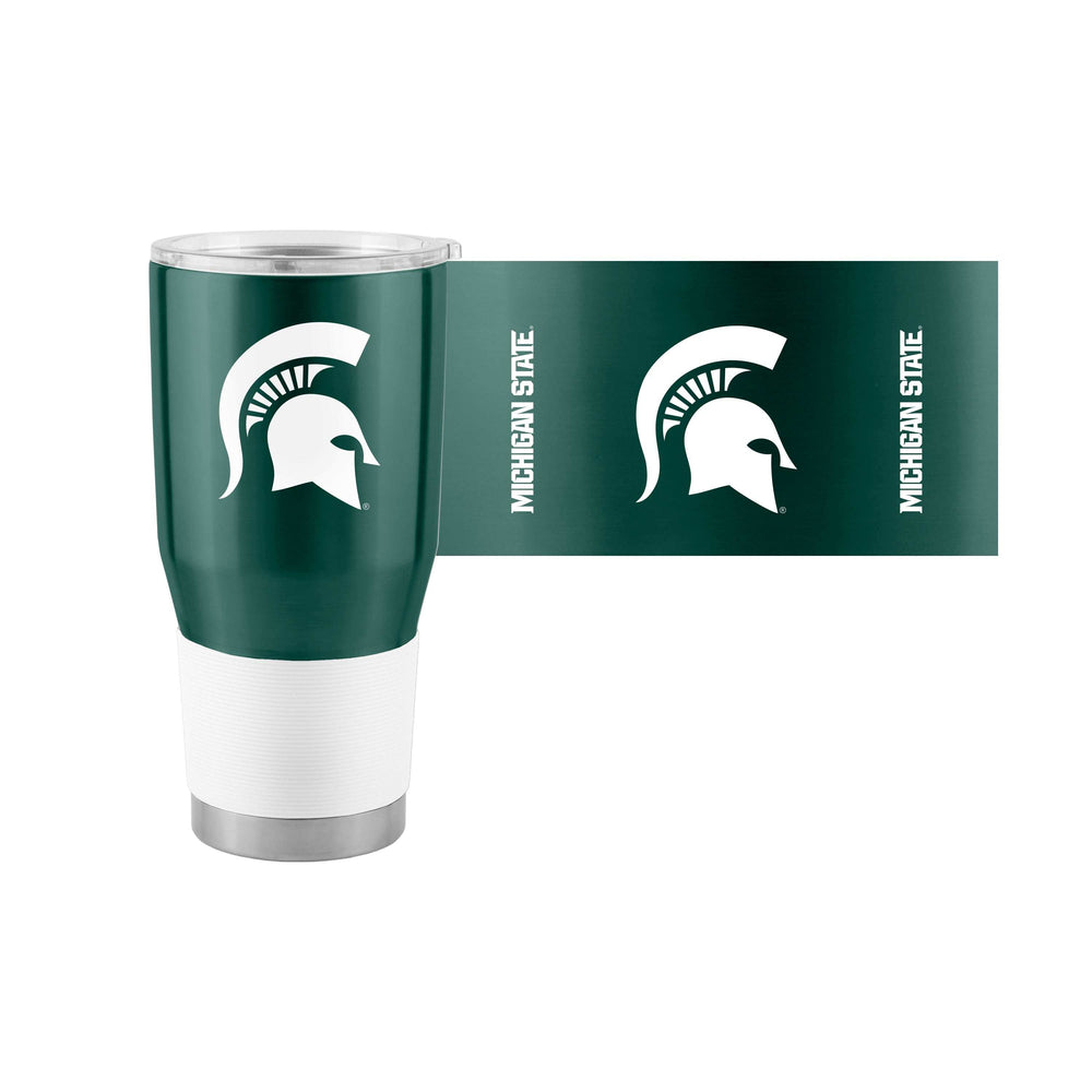 Michigan State Alt Sleeve 30oz Gameday Stainless Tumbler - Logo Brands - Flyclothing LLC