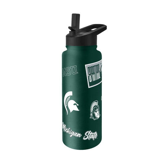 Michigan State 34oz Dreamweave Quencher Bottle - Logo Brands - Flyclothing LLC