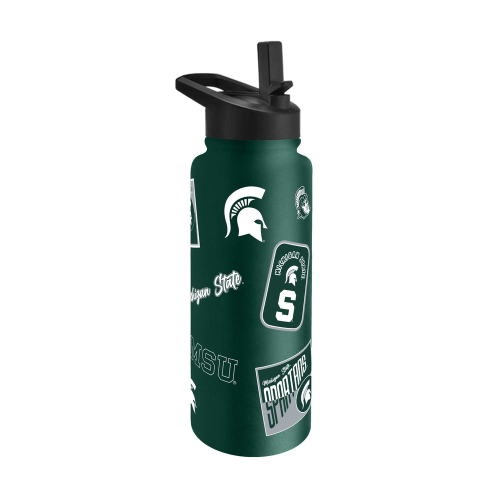 Michigan State 34oz Dreamweave Quencher Bottle - Logo Brands - Flyclothing LLC