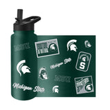 Michigan State 34oz Dreamweave Quencher Bottle - Logo Brands - Flyclothing LLC