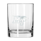 MTSU 14oz Frost Rocks Glass - Logo Brands - Flyclothing LLC