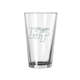 MTSU 16oz Frost Pint Glass - Logo Brands - Flyclothing LLC